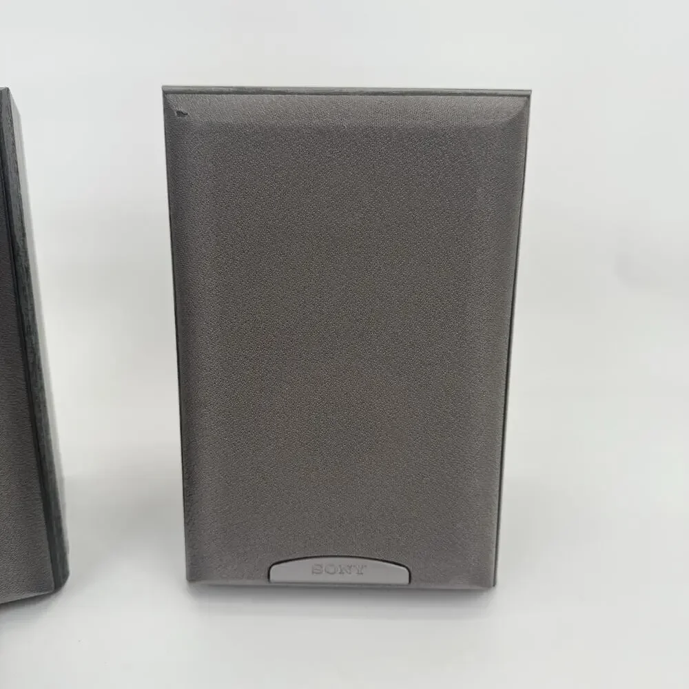 Sony SS-MB150H Bookshelf Speakers Pair 8 Ohm 120W Tested Great Sound w/ Grills